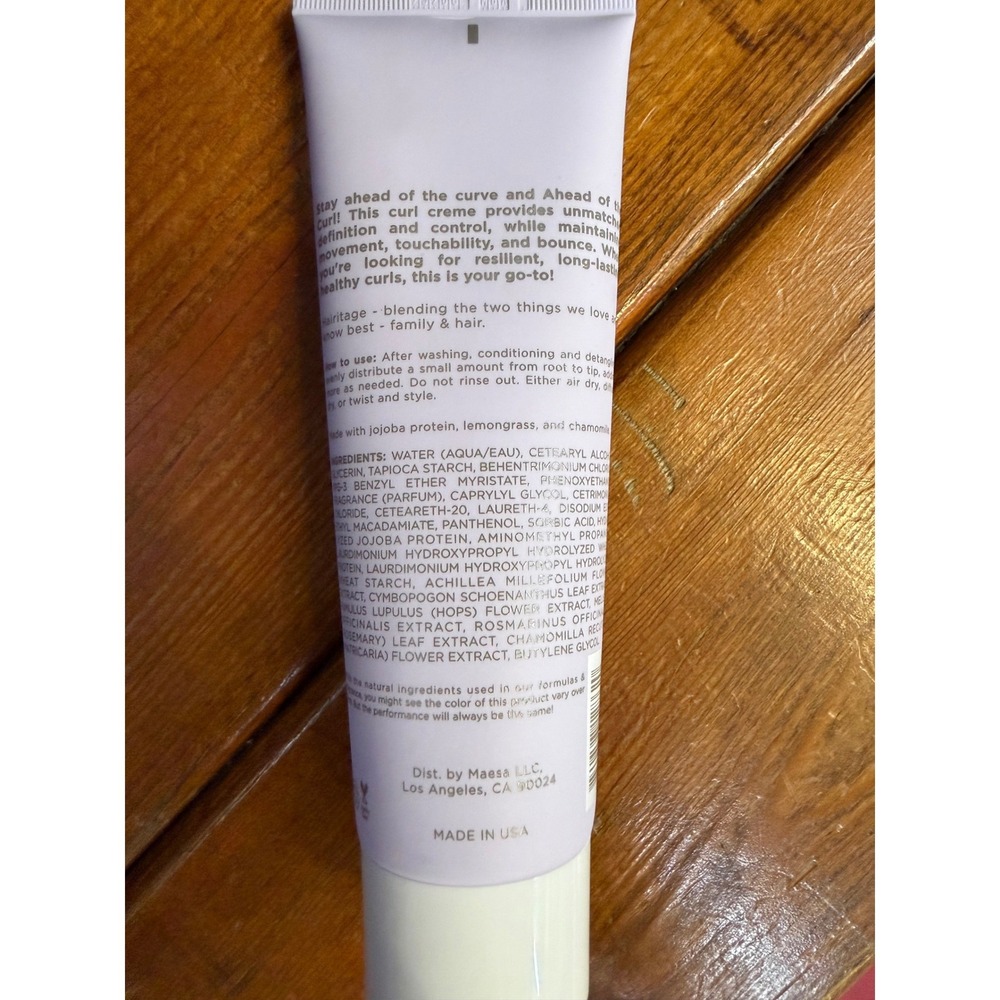 Hairitage by Mindy McKnight Ahead of the Curl! Curl Creme 6oz Sulfate Free Vegan - Picture 2 of 2